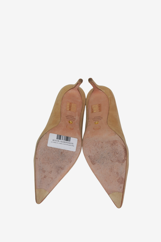 Stuart Weitzman Suede Pointed Toe Pumps sz 8 - Designer pumps at The Find Luxury Resale - Vancouver, Canada