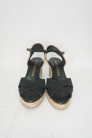 Stuart Weitzman Wedge Sandals sz 9.5 - Designer heels at The Find Luxury Resale - Vancouver, Canada