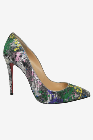Christian Louboutin Sequins Pumps sz 39.5 - Designer pumps at The Find Luxury Resale - Vancouver, Canada