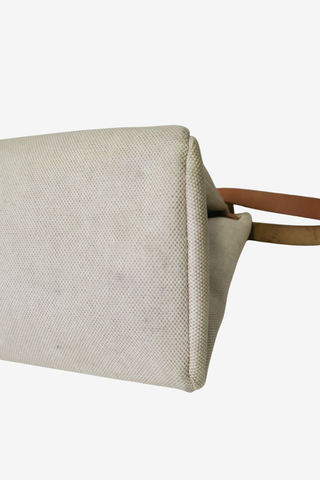 Hermes Toile H & Vache Hunter Herbag 39 - Designer handbag at The Find Luxury Resale - Vancouver, Canada