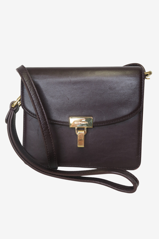 Balenciaga Lock Leather Crossbody Bag - Designer Handbags at The Find Luxury Resale - Vancouver, Canada