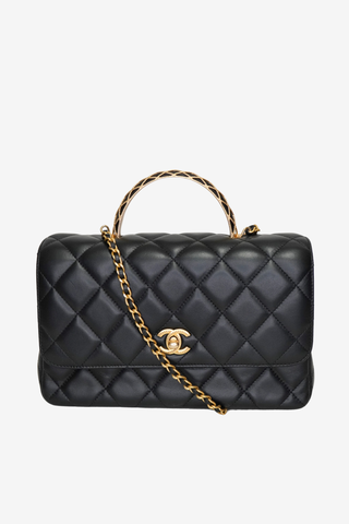 Chanel Quilted Top Handle Bag - Designer Handbags at The Find Luxury Resale - Vancouver, Canada