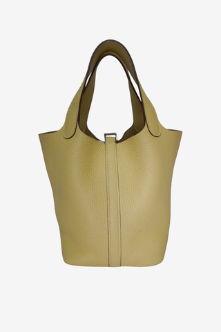 Hermes Yellow Picotin 18