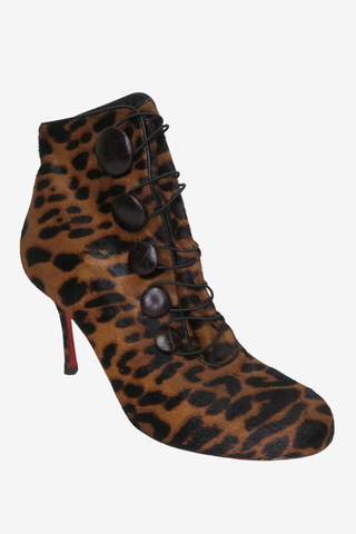 Christian Louboutin Booton 85 Ankle Boots sz 40 - Designer boots at The Find Luxury Resale - Vancouver, Canada