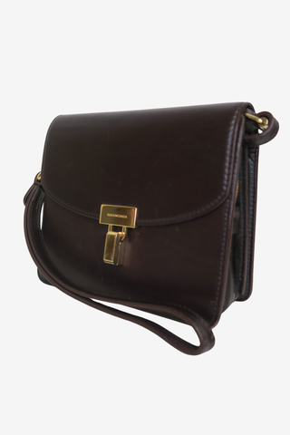 Balenciaga Lock Leather Crossbody Bag - Designer Handbags at The Find Luxury Resale - Vancouver, Canada