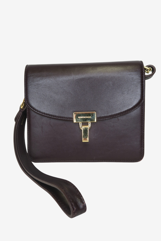 Balenciaga Lock Leather Crossbody Bag - Designer Handbags at The Find Luxury Resale - Vancouver, Canada