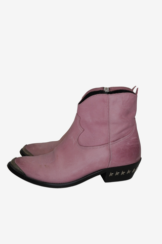 Golden Goose Pink Booties sz 37.5