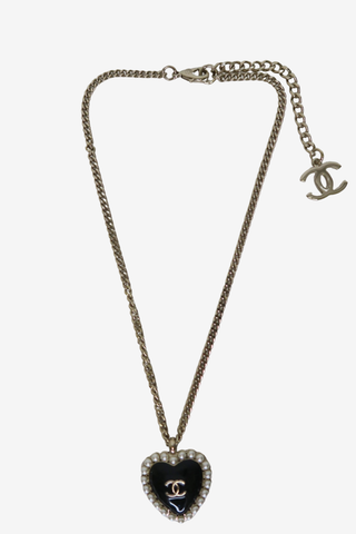 Chanel Heart Pendant Necklace - Designer Necklace at The Find Luxury Resale - Vancouver, Canada