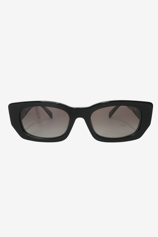 Prada Tortoise Rectangle Sungasses - Designer sunglasses at The Find Luxury Resale - Vancouver, Canada