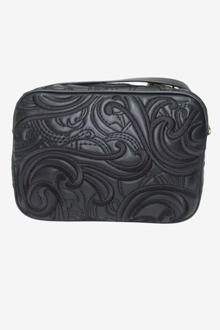 Versace Embroidered Baroque Shoulder Bag - Designer Handbags at The Find Luxury Resale - Vancouver, Canada