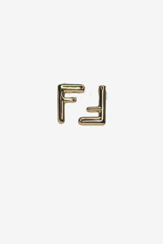 Fendi F is Fendi Stud Earrings - Designer Earrings at The Find Luxury Resale - Vancouver, Canada
