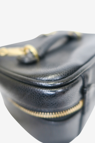 Chanel Timeless Vanity Case w/Strap - Designer handbag at The Find Luxury Resale - Vancouver, Canada
