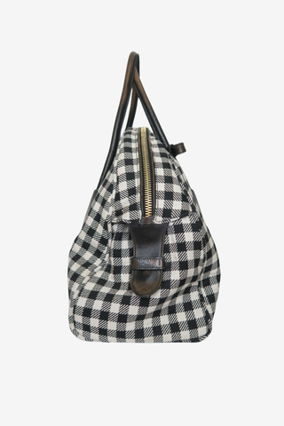 Prada Jacquard Check Handle Bag - Designer Handbags at The Find Luxury Resale - Vancouver, Canada