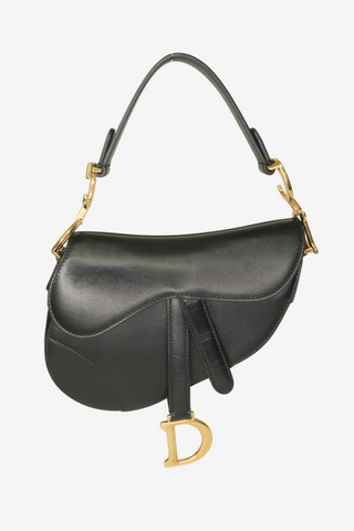 Christian Dior Leather Mini Saddle bag