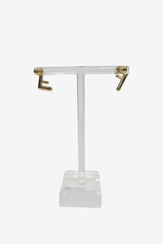 Fendi F is Fendi Stud Earrings - Designer Earrings at The Find Luxury Resale - Vancouver, Canada
