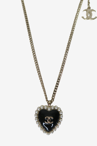 Chanel Heart Pendant Necklace - Designer Necklace at The Find Luxury Resale - Vancouver, Canada