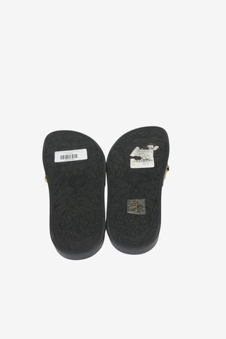 Versace Chain Medusa Head Slide Sandals Sz 36 - Designer shoes at The Find Luxury Resale - Vancouver, Canada