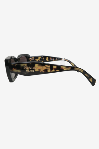 Prada Tortoise Rectangle Sungasses - Designer sunglasses at The Find Luxury Resale - Vancouver, Canada