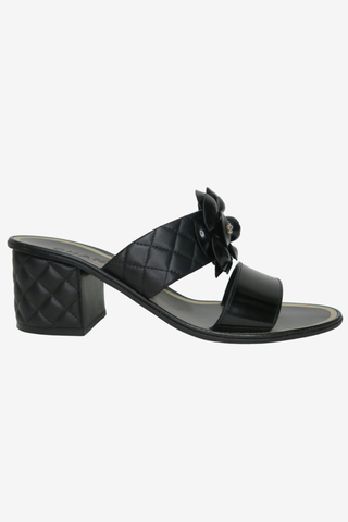 Chanel Camelia Sandals sz 39 - Designer sandals at The Find Luxury Resale - Vancouver, Canada