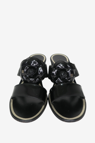 Chanel Camelia Sandals sz 39 - Designer sandals at The Find Luxury Resale - Vancouver, Canada