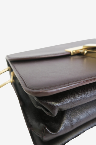 Balenciaga Lock Leather Crossbody Bag - Designer Handbags at The Find Luxury Resale - Vancouver, Canada