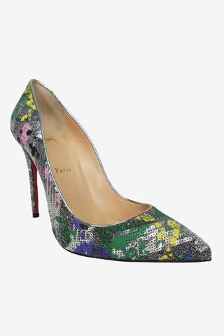 Christian Louboutin Sequins Pumps sz 39.5 - Designer pumps at The Find Luxury Resale - Vancouver, Canada