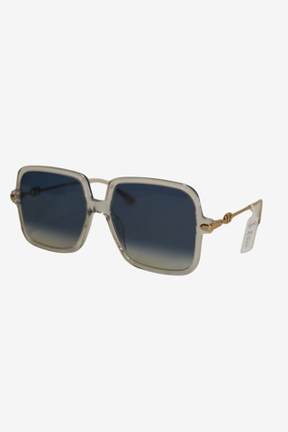 Christian Dior Blue Sunglasses - Designer sunglasses at The Find Luxury Resale - Vancouver, Canada