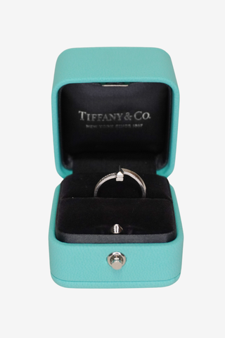 Tiffany & Co. 18K Diamond T1 Band - Designer Accessories at The Find Luxury Resale - Vancouver, Canada
