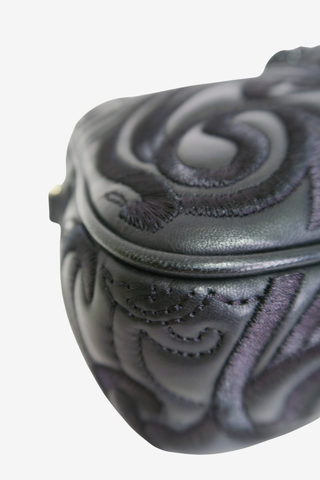 Versace Embroidered Baroque Shoulder Bag - Designer Handbags at The Find Luxury Resale - Vancouver, Canada