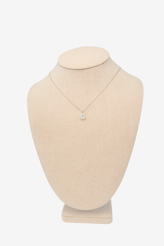 Tiffany & Copy Platinum Diamond Pendant Necklace - Designer Necklace at The Find Luxury Resale - Vancouver, Canada