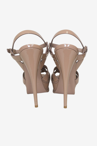 Saint Laurent Classic Tribute Sandals Sz 38 - Designer shoes at The Find Luxury Resale - Vancouver, Canada