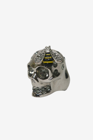 Alexander McQueen McQ Silver Bumble Bee Ring - Designer Accessories at The Find Luxury Resale - Vancouver, Canada