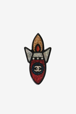 Chanel 2017 Resin Rocket Brooch - Designer Jewelry at The Find Luxury Resale - Vancouver, Canada