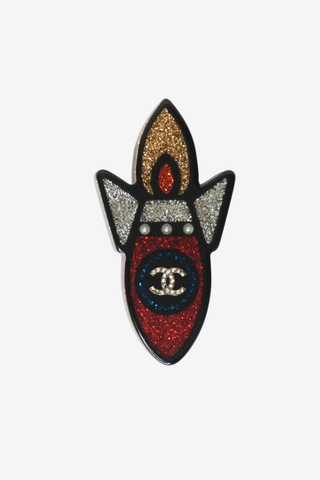 Chanel 2017 Resin Rocket Brooch - Designer Jewelry at The Find Luxury Resale - Vancouver, Canada