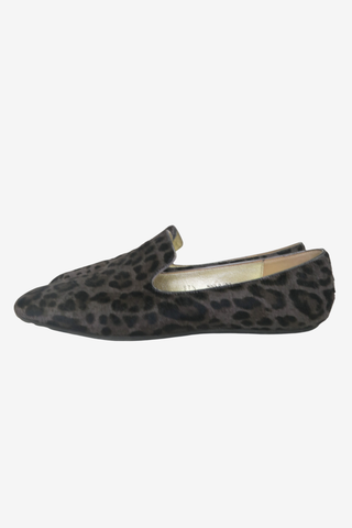 Jimmy Choo Pony Hair Loafer sz 37.5 - Designer Flats at The Find Luxury Resale - Vancouver, Canada