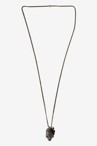 Alexander McQueen Skull Necklace - Designer Necklace at The Find Luxury Resale - Vancouver, Canada