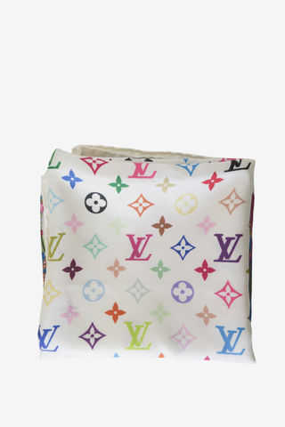 Louis Vuitton Multicolour Fringes Scarf - Designer scarf at The Find Luxury Resale - Vancouver, Canada