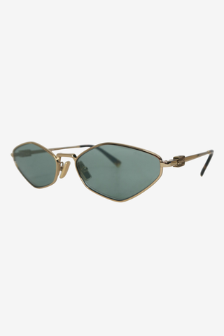 Miu Miu Round Tinted Sunglasses - Designer sunglasses at The Find Luxury Resale - Vancouver, Canada