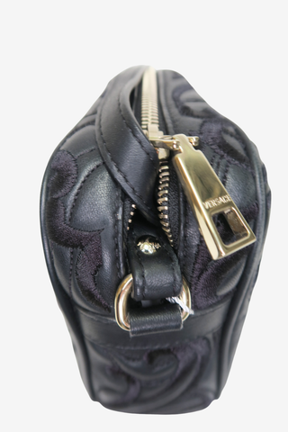 Versace Embroidered Baroque Shoulder Bag - Designer Handbags at The Find Luxury Resale - Vancouver, Canada