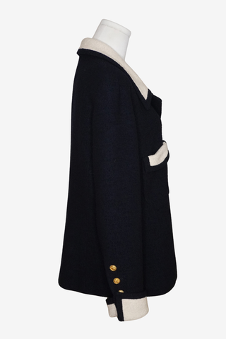 Chanel Textured Wool Jacket Sz 44