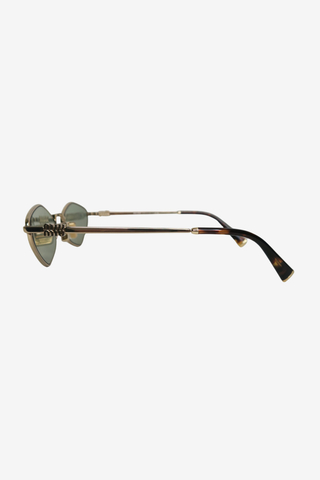 Miu Miu Round Tinted Sunglasses - Designer sunglasses at The Find Luxury Resale - Vancouver, Canada