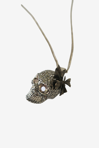 Alexander McQueen Skull Necklace - Designer Necklace at The Find Luxury Resale - Vancouver, Canada