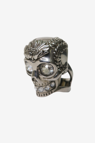 Alexander McQueen Silver Ring sz 13 - Designer Accessories at The Find Luxury Resale - Vancouver, Canada