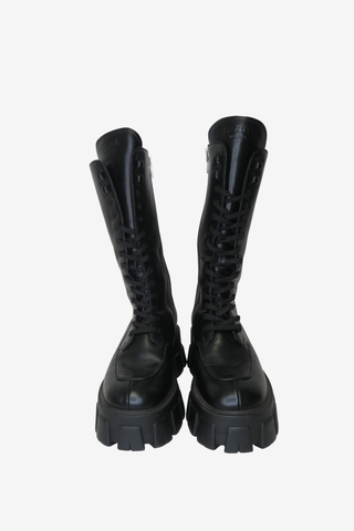 Prada Lace-Up Boots sz 35.5 - Designer boots at The Find Luxury Resale - Vancouver, Canada