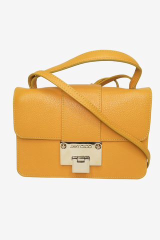 Jimmy Choo Leather Rebel Crossbody Bag - Designer handbag at The Find Luxury Resale - Vancouver, Canada