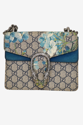 Gucci Dionysus Mini Blue GG Shoulder Bag