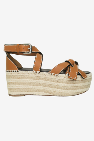 Loewe Leather Espadrilles sz 39 - Designer shoes at The Find Luxury Resale - Vancouver, Canada