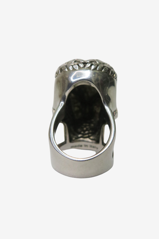 Alexander McQueen Silver Ring sz 13 - Designer Accessories at The Find Luxury Resale - Vancouver, Canada