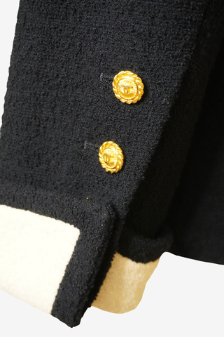 Chanel Textured Wool Jacket Sz 44