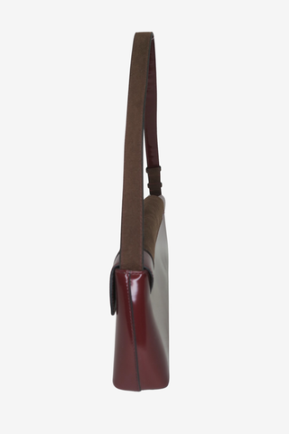Salvatore Ferregamo Brown Shoulder Bag - Designer handbag at The Find Luxury Resale - Vancouver, Canada